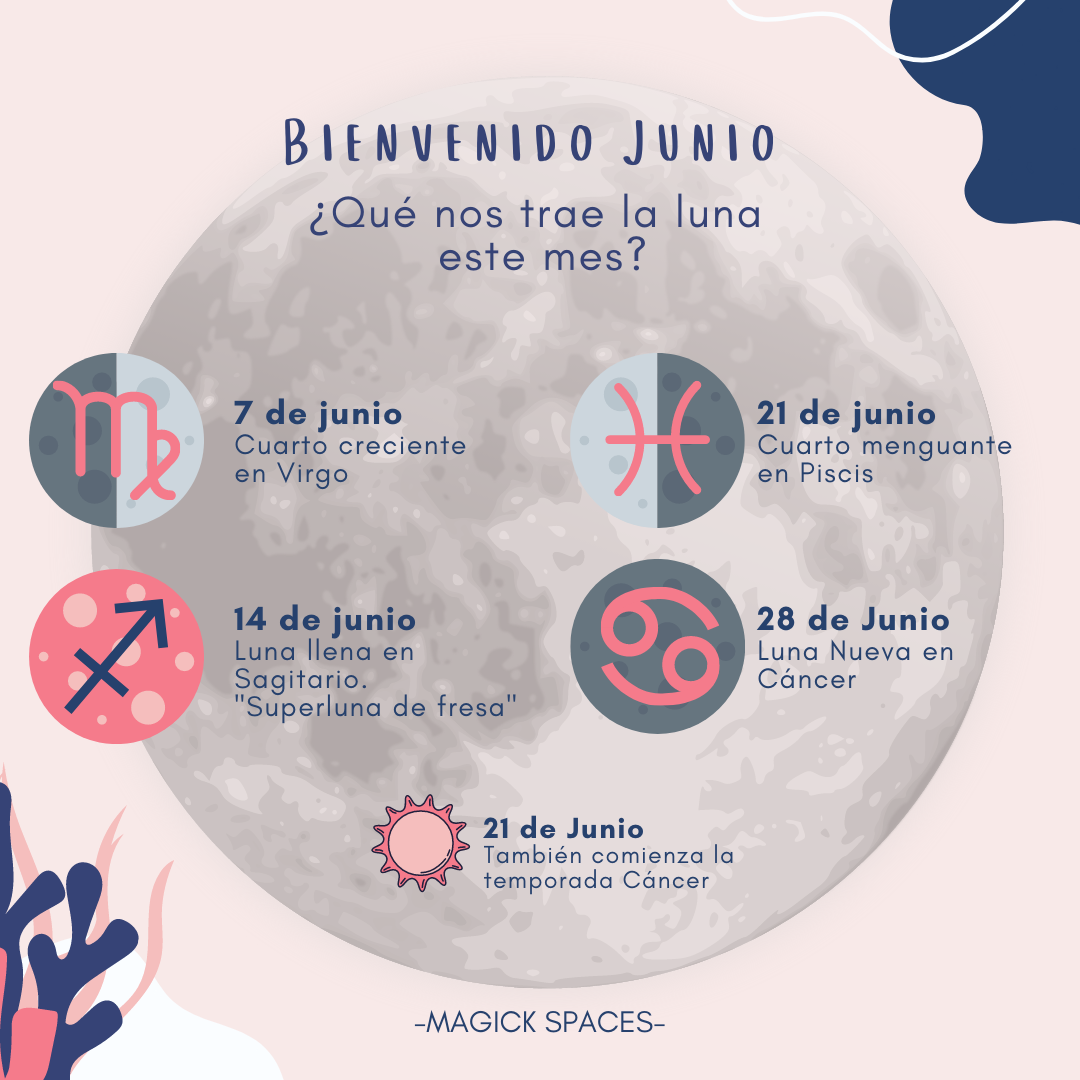 Calendario lunar de junio estos serán tus guías cósmicos del mes